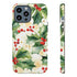 Christmas Holly on a Golden Background - Impact Resistant Phone Case iPhone 13 Pro Max Matte